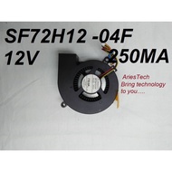 Projector blower fan SF72H12-04F cooling fan KIPAS untuk Projector 70x68x20mm refurbish Original