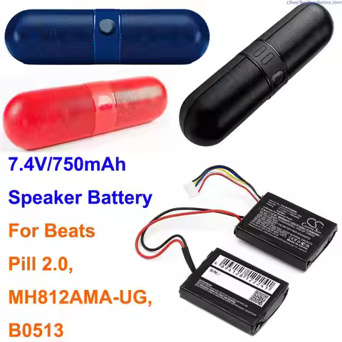 OrangeYu 750mAh Speaker Battery for Beats Pill 2.0, MH812AMA-UG, B0513