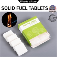 [Woodz] Hexamine Solid Fuel Tablet Mini Stove Camping Lilin Askar Barbeque Fire Starter