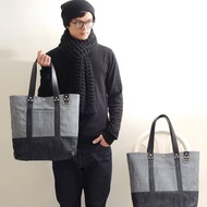 DENIM-手做皮革丹寧牛仔帆布手提/托特/筆電包