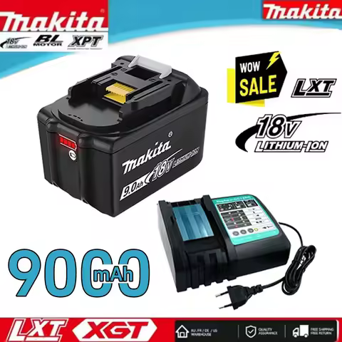 질이 좋다Makita-batería recargable BL1890, herramienta eléctrica de repuesto de 18V, 9,0 AH, para Makita