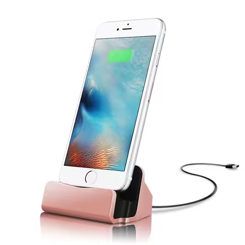 Phone Desk Holder Charger Mobile Stand for For IPhone X 8 7 6s 6 Plus I Phone 5 5S SE Charging Dock 