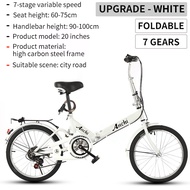 🔥Ready Stock 🔥Folding Bike 20 Inch Bike Cycling Mountain foldable bicycles for adults basikal dewasa lelaki Off-road City Adult Bicycle Sport Outdoor