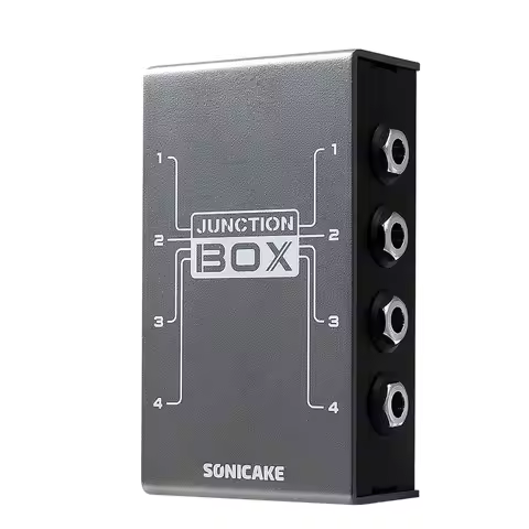 SONICAKE Junction Box Stereo 4-channels Control System Organization LINE for Guitar Bass Pedal Music