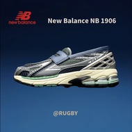 100% Genuine * N*B* 1906L Blue Green Silver U1906LOA Low Sneakers