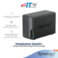 Synology DiskStation DS225+ 2-Bays NAS Data BackUp Storage