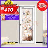 ART FIBRE Pintu Tandas Jenis Swing/Toilet Swing Door, Aluminium Door{4 1/2"Frame}Size : 36" x 84"