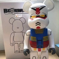 Bearbrick × Gundam 400% 28 cm be @ rbrick fashion anime action figures/toy/GK/collection/gift F2YPML