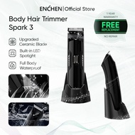 【COD】Enchen Spark 3 Pemangkas Elektrik Rambut Badan Body Hair Trimmer Epilator For Men Women 100% Wa