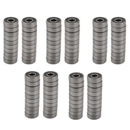 20 Pack 608- Ball Bearing - Double Rubber Sealed Miniature Deep Groove for Skateboards Inline Skates