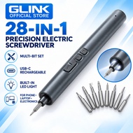 Glink Precision Electric Screwdriver Set 28 in 1 with Rechargable Battery, Type-C Charging