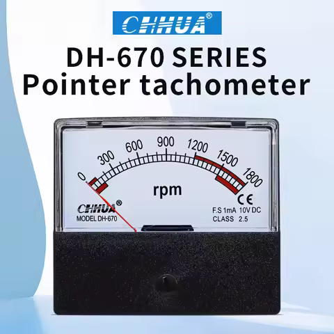 DH-670 Analog tachometer 1800r/2500r/3000r/3500r/3600r Pointer meter