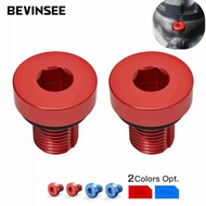 BEVINSEE 2PCS Coolant Thermostat Housing Bleed Screw for BMW E90 E91 E92 F30 E60 E63 E65 F36 G20 X3 