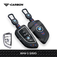 V-Carbon ABS Key Cover Casing Kunci bmw G Series G20 320i 330i G30 G80 M3 G81 M3 Touring
