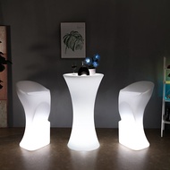 Led Luminous Small Waist High Table Outdoor Activities Exhibition Cocktail Table Creative Bar KTV Lo