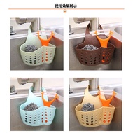 READY STOCK SELANGOR Hanging Sink Drain Bag Basket Kitchen Tools Storage Organizer Penyangkut Span Sponge Holder 水槽袋