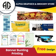 Banner Bunting Printing With Design
