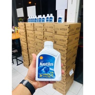 (NEW BOTOL) Promosi Original Shell Nautilus Premium 2T Outboard Oil TC-W3 / ( 0.5 Liter )