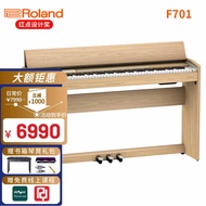 Roland F701-CB Black Smart 88-Key Weighted Hammer Digital Piano Bluetooth Beginner Friendly Smart De