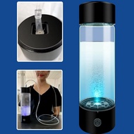 【JIA】-Hydrogen Water Bottle, 420Ml 1400 Ppb PEM SPE Technology Portable Hydrogen Water Ionizer Machine Essentials