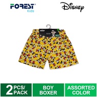 Forest Seluar Dalam Budak | (2 Pc) Forest X Disney Kids Boxer 100% Cotton Underwear Assorted Colours