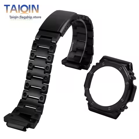 GA2100 metal case strap For Casio G-SHOCK ga2100 GA2110 GA-B2100stainless steel Watch strap Modifica