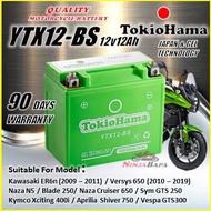 YTX12 / YTX12-BS FOR ER6N (2009-2011) / ZX750 / ZX BLADE 650 / VERSYS 650 SHIVER / R6 / SYM EVO TOKI