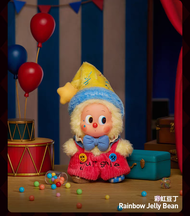 กล่องสุ่มตุ๊กตาไวนิล Labubu Circus ซีรีส์ Popmart Whysoserious