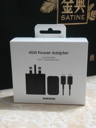 三星原廠45W快速充電套裝（火牛+線）全新未開