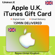 iTunes Gift Card UK Code⚡United Kingdom Store Recharge⚡iTunes card U.K.⚡GBP2~GBP100⚡UranusX_MY 24/7 