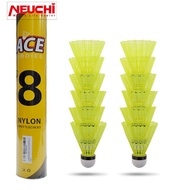 12pcs Durable Nylon Shuttlecock Stable Badminton Shuttlecocks Good Quality Plastic Nylon Shuttlecock