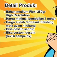 CETAK BANNER FREE DESAIN[TEBAL 280 GRAM, FREE DESIGN] CETAK SPANDUK / BANNER / BACKDROP / BACKROUND 