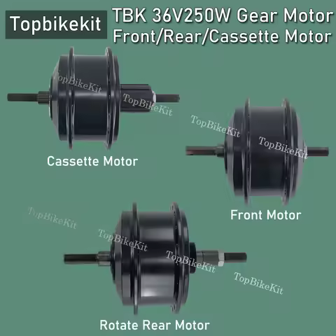 Light Weight Ebike Brushless Gear Motor 36V 250W TBK-100AD CST 36V 250W Cassette Rear Motor/Front Mo