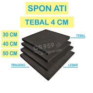 ATI SPONGE ATI FOAM/ 4 CM THICK EVA SPONGE BLACK SQUARE SHAPE