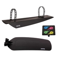 Zefal Bicycle Front and Rear Fender Set Kid MTB Mudguard Set for Kids MTB Black 2501