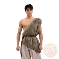 Savage Shoulder Fur Top Taiwan Invoice WULA Ula Hunter Fur Top Savage Style Top Role Playing Drama C