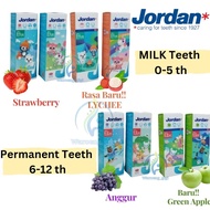 Jordan Children's Toothpaste Step 1/Step 2 Milk Teeth Permanent Teeth/Jordan Children's Toothpaste