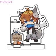 MOCHO1 Genshin Impact Cartoon Anime Action Figure Fans Gift Decoration Toys Pen Holder Stand Collection Model Lumine Diluc Figure Model Plate