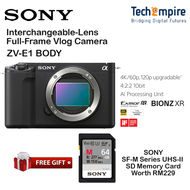 SONY ZV-E1 | Full-frame vlog camera | ALL INTERCHANGEABLE LENS CAMERAS | E1 ZVE1