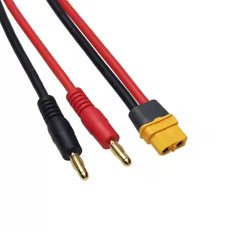 30-100CM 4mm Banana Plug to XT60 EC3 EC5 male female Conneor Charge Lead 12AWG 14AWG Silicone Wire F