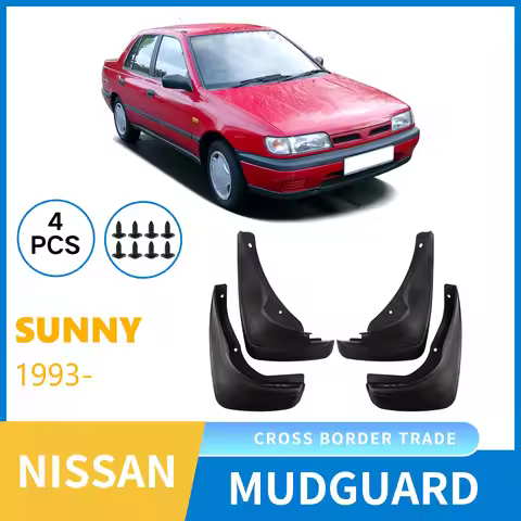 Fenders For Nissan Sunny 1993-1995 car tire mudguard modification,Front Rear Flares Splash Guards Co