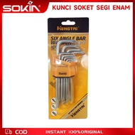 MEDIUM HEX KEY SET REGULAR HEX KEY SET 9 PCS T10-T50