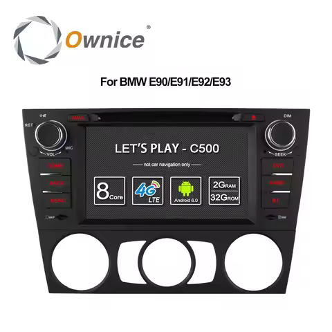 Ownice C500 for BMW 3 Series E90 E91 E92 E93 4G SIM LTE Android 6.0 Octa 8 Core Car DVD GPS Support 