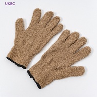 <AZs>UKEC MICROFIBRE GLOVE TOUCH TO CLEAN SUPER SOFT DUST EATING WASHING GLOVE MITT NEW