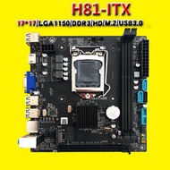 H81M ITX Motherboard Desktop PC Laptop LGA 1150 DDR3 16GB M.2 NVME SDD USB 3.0 Computer Motherboard