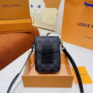 [Real Shooting L.V] Mobile Phone Beg Chain Beg Mini Beg Fashion Female Beg