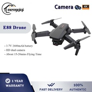 Stock E88 Pro 4k Drone Dengan Kamera Drone E99 Pro Super Kualiti Tinggi Lipat Drone Quadcopter2600ma