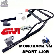 MONORACK ADVANCE SM SPORT 110R (25) Advance Monorack 100% Original GIVI Sport 110R Accessorie