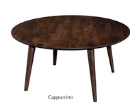3ft Solid Rubberwood Round Coffee Table