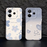 Redmi Note 14 4G 2025 Note 14 5G 2025 - Kesing - Cute Abstr4k Motif - Macaroon - ProCamera